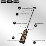 Adjustable Carbon Fiber Dragon Boat Paddle with Graphic