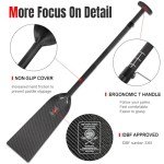 WONITAGO Adjustable Lightweight Carbon Dragon Boat Paddle