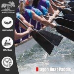 WONITAGO Adjustable Lightweight Carbon Dragon Boat Paddle