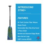 Hornet Dragon Boat Paddle - Adjustable Carbon Fiber