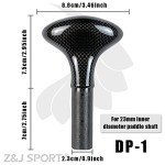 Z&J SPORT Carbon Fiber Dragon Boat Paddle Handle