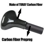 Z&J SPORT Carbon Fiber Dragon Boat Paddle Handle
