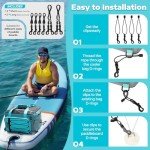 Waterproof Paddle Board Cooler with 12 Pockets