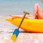 Children's Blue Dragon Boat Paddle Props - 60cm