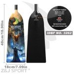 Z&J SPORT Adjustable Carbon Fiber Dragon Boat Paddle