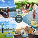 Waterproof Paddle Board Cooler Bag with Pockets