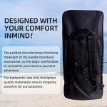 SUSIEBAY Inflatable Paddleboard Travel Backpack 108L