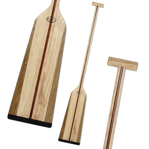 WONITAGO Lightweight Wooden Dragon Boat Paddle, 125 cm