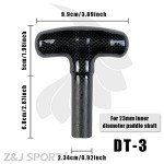 Z&J SPORT Carbon Fiber Handle for Dragon Boat Paddles