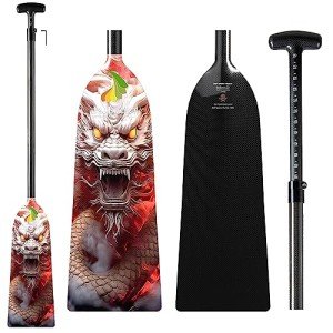 Adjustable Carbon Fiber Dragon Boat Paddle with Graphic
