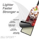 Adjustable Carbon Fiber Dragon Boat Paddle with Graphic