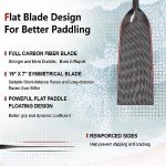 Lightweight Carbon Fiber Dragon Boat Paddle with Bag