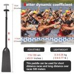 Lightweight Carbon Fiber Dragon Boat Paddle with Bag