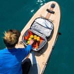 Waterproof Paddleboard Cooler Deck Bag - Slate