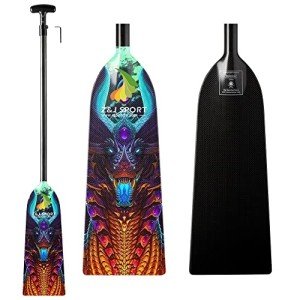 Z&J SPORT Adjustable Carbon Fiber Dragon Boat Paddle
