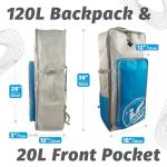 iTAOSTAR Waterproof Paddle Board Backpack with Straps