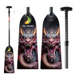 Z&J SPORT Adjustable Carbon Fiber Dragon Boat Paddle