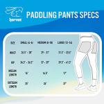 Women's Non-Slip Dragon Boat Paddle Pants - Black