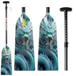 Z&J SPORT Adjustable Carbon Fiber Dragon Boat Paddle