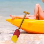 Aymzbd Red Dragon Boat Paddle for Kids