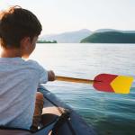 Aymzbd Red Dragon Boat Paddle for Kids