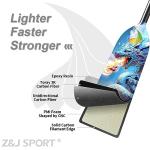 Z&J SPORT Adjustable Carbon Fiber Dragon Boat Paddle