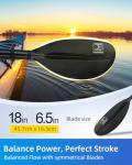 OCEANBROAD Adjustable Carbon Fiber Dragonboat Paddle
