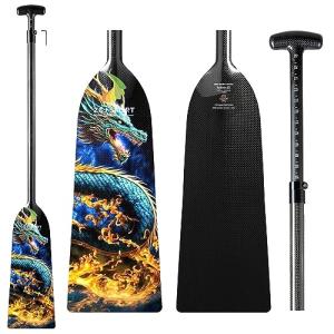 Z&J SPORT Adjustable Carbon Fiber Dragon Boat Paddle