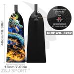 Z&J SPORT Adjustable Carbon Fiber Dragon Boat Paddle