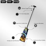 Z&J SPORT Adjustable Carbon Fiber Dragon Boat Paddle