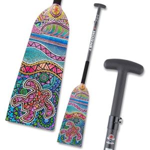 Pink Crush Adjustable Carbon Fiber Dragon Boat Paddle