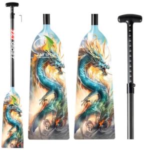 Z&J SPORT Adjustable Carbon Dragon Boat Paddle