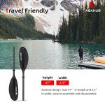 Abahub Carbon Dragon Boat Paddle with Leash