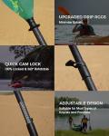 HIKULA Adjustable Carbon Fiber Dragon Boat Paddle