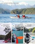 HIKULA Adjustable Carbon Fiber Dragon Boat Paddle