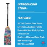 Hornet Watersports Adjustable Pink Dragon Boat Paddle