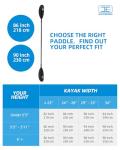 OCEANBROAD Carbon Fiber Dragonboat Paddle 86in