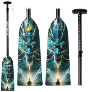 Z&J Sport Adjustable Carbon Fiber Dragon Boat Paddle
