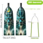 Z&J Sport Adjustable Carbon Fiber Dragon Boat Paddle