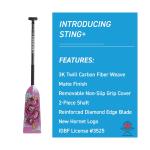 Hornet Dragon Boat Paddle - Adjustable Pink Carbon Fiber