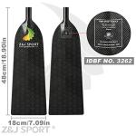 Z&J SPORT Adjustable Carbon Fiber Dragon Boat Paddle