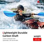 Abahub Carbon Dragonboat Paddle with Leash, 90.5