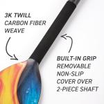 Hornet Watersports Adjustable Carbon Fiber Dragon Boat Paddle