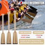 Lightweight Wooden Dragon Boat Paddle with Bag