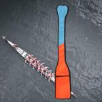Rockible Dragon Boat Paddle Storage Bag - Orange/Blue