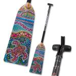 Hornet Dragon Boat Paddle - Adjustable Carbon Fiber, Pink