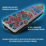 Hornet Dragon Boat Paddle - Adjustable Carbon Fiber, Pink