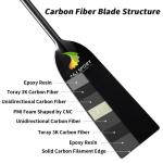Carbon Fiber Dragon Boat Paddle with T Handle