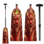 Adjustable Carbon Fiber Dragon Boat Paddle with Graphic