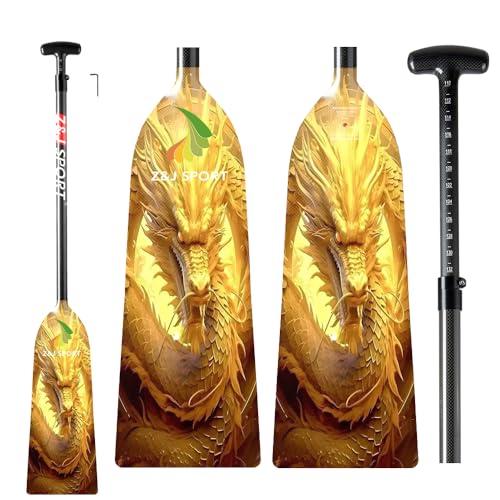Z&J SPORT Adjustable Carbon Fiber Dragon Boat Paddle